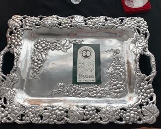 Arther Court pewter large trays