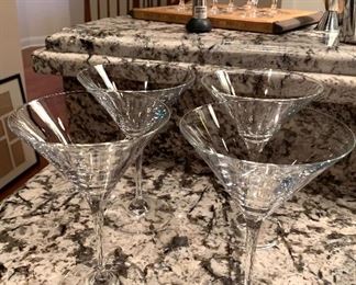 Martini "up" glasses