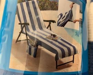 Summer Living Lounge chair covers - fits over the top of your lounge chair to help keep your towel in place - some new, some used and some like new