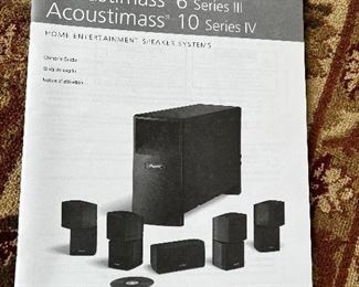 Bose Acoustimass 10 Series IV home entertainment system  w/5 speakers