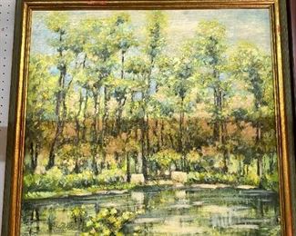 Wm. D. Raffel, Impressionist Painting - $400