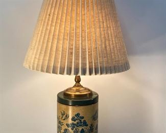 Pair of Asian Style Tole Lamps - $95