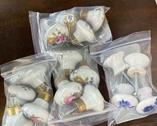 Porcelain Cabinet Knobs - $15 per pack