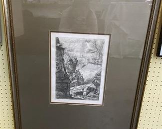 Giovanni Battista Piranesi Etching (1720-1778), Untitled Ruins of an Ancient Tomb - $650
