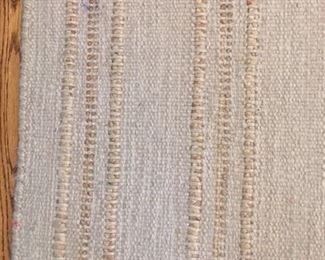 wool and jute stripe reversible rugs- 2 room size and one runner