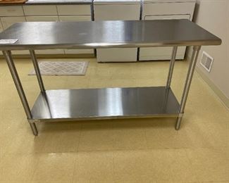 Heavy steel work table- for kitchen, work area, laundry room, garage etc