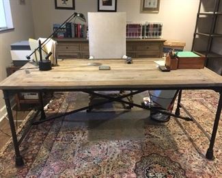 Restoration Hardware Flatiron desk-6' x 3'