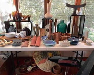 Studio Pottery, Ikebana, Hager, Dansk, Teak, 