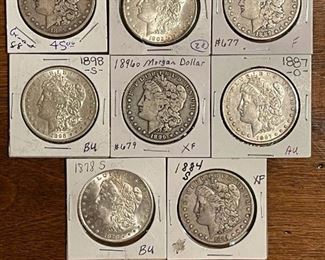 Silver Morgan Dollars