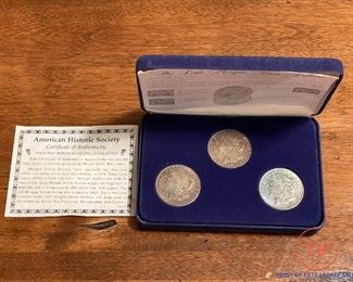 1921 Silver Morgan Dollars Set