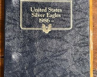 Silver American Eagles Album Book (1986 - 1999)