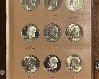 Eisenhower Proof Coin Album Book (Complete Set)