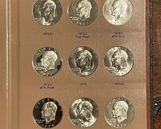 Eisenhower Proof Coin Album Book (Complete Set)