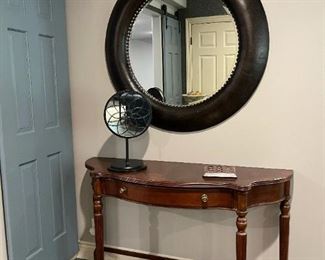 Bassett Furniture Half Moon Console Table