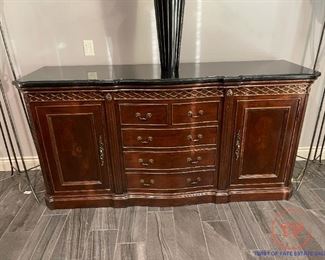 Touchstone Collections Custom Marble Topped Sideboard / Buffet
