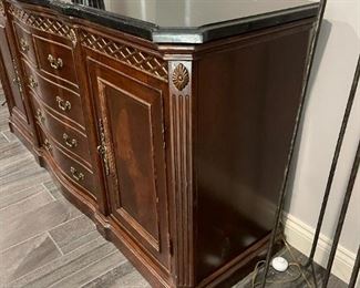 Touchstone Collections Custom Marble Topped Sideboard / Buffet