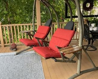 Sunset Swings Health In Motion Dual Recliner Outdoor Swing