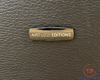 NATUZZI Editions Large Leather Sectional