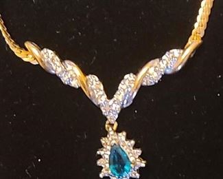 14K  Diamond necklace 