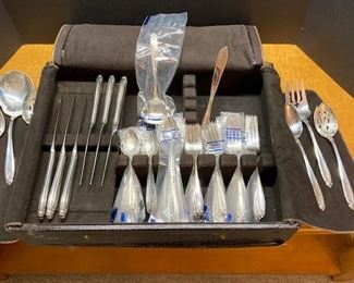 International Sterling Silver Prelude Set. 60+ Pieces.