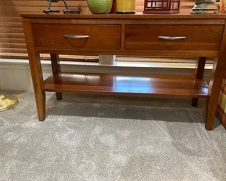 Mid-Century Sofa Table.