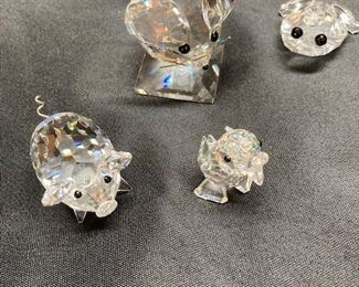 Swarovski Crystal Figurines.