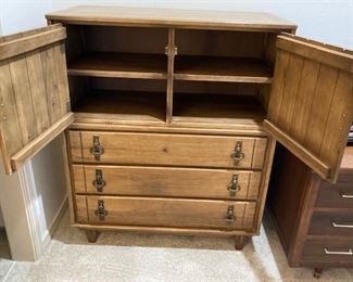 Wood Hutch w/ Drawers.