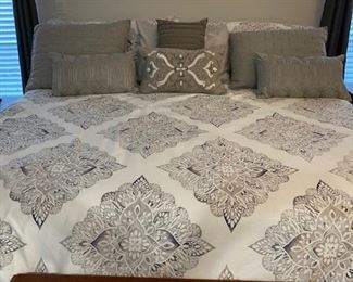 King Bed with Mattress & Box.