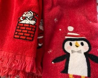 Holiday Table Linens and Towels.