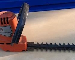 Black and Decker Electric Hedge Trimmer.