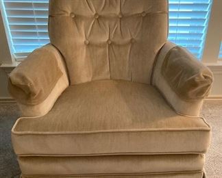 Vintage Swivel Rocker Chair.