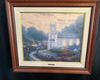 Thomas Kinkade "Blossom Hill Church"