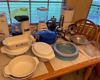 Various Kitchen Appliances, Dishes, Storage Containers, Utensils and More! 
