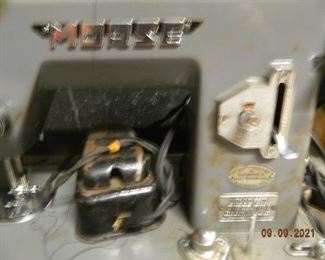 vintage Morse sewing machine