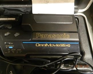 vintage Panasonic camcorder