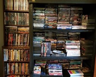 Hundreds of DVD movies