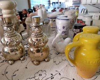 New and Old Salt & Pepper Shakers