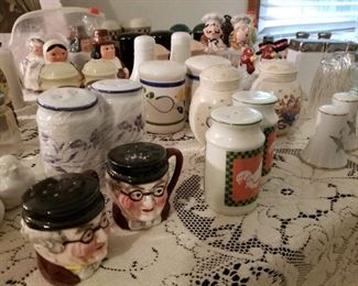 New and Old Salt & Pepper Shakers