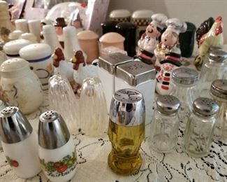 New and Old Salt & Pepper Shakers