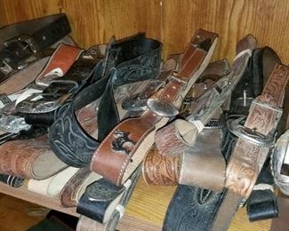 Vintage Kids Western Belts (Some are thought to be from Roy Rogers outfits)