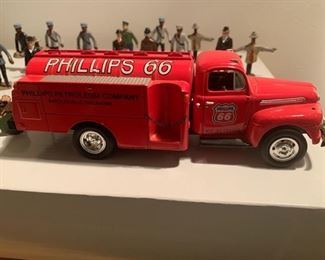 Vintage Ford Phillips 66 Gas Oil Truck 