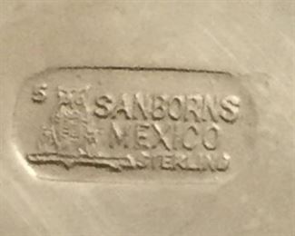 Sanborns Mexico Sterling Cream and Sugar