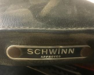 Schwinn Leather Bicycle Seat