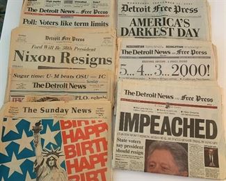 Vintage News Paper Headlines