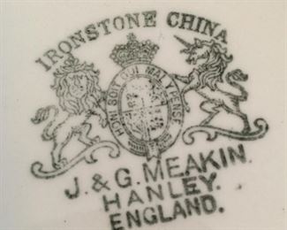 Ironstone China by J. & G. Meakin 