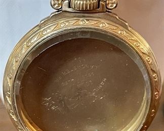 Hamilton Watch CO 10K Gold Filled Watch Case Lancaster  PA K053319  (Case Only)