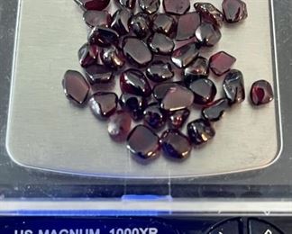 50 Carats Of Raw Garnets Assorted Shapes And Sizes 
