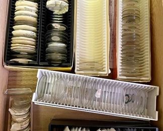 Large Collection Of Assorted Sized Pocket Watch Crystals 