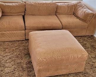 Corduroy Couch 4 Piece