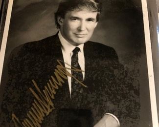 Signed Donald Trump